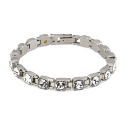 Beauty Dia White Bracelet (SS)
