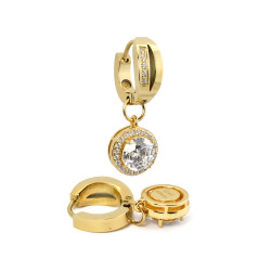 Beauty Gold Round Earrings...