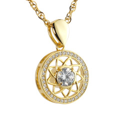 PDSV005 Sun Pendant Gold...