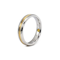 Iris Ring Two Tone (SS)